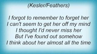 Beatles - I Forgot To Remember To Forget Lyrics
