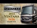 New 2014 Newmar Ventana 3436 Class A Diesel Motor Home