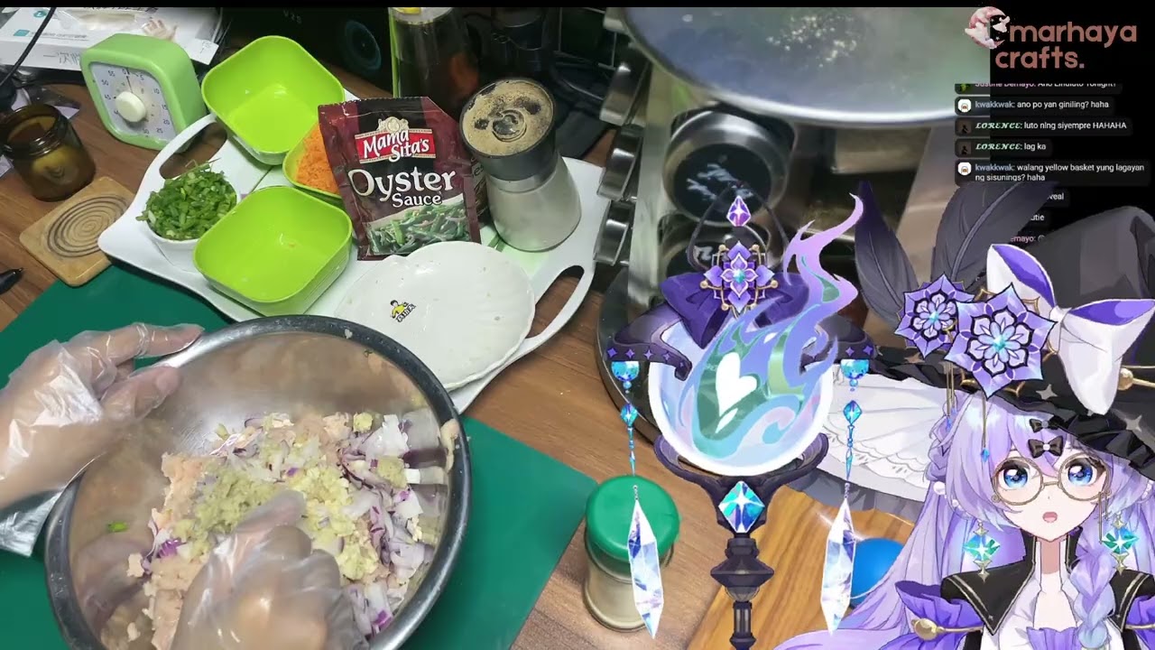 Feb. 1 || Wrap chicken dumplings and chicken lumpia with me~