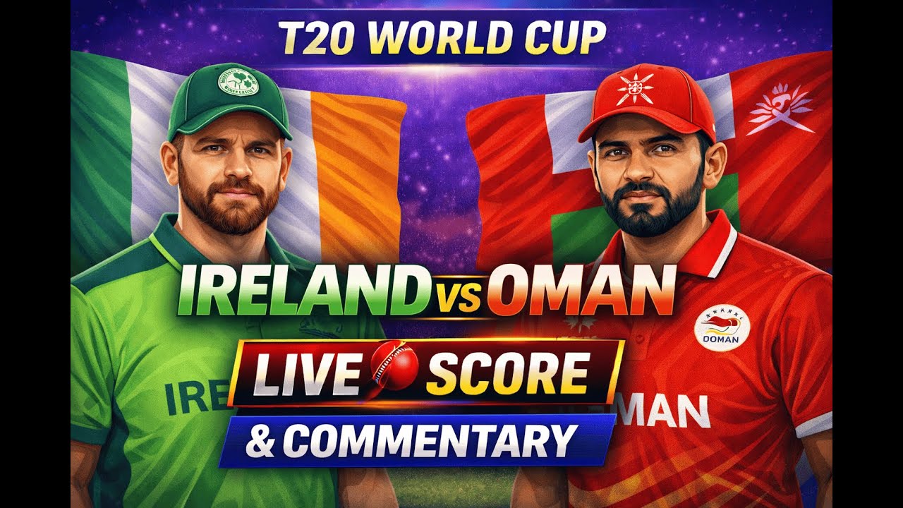 🔴Ireland vs Oman Live | IRE vs OMN Live Score | T20 Match Live Today