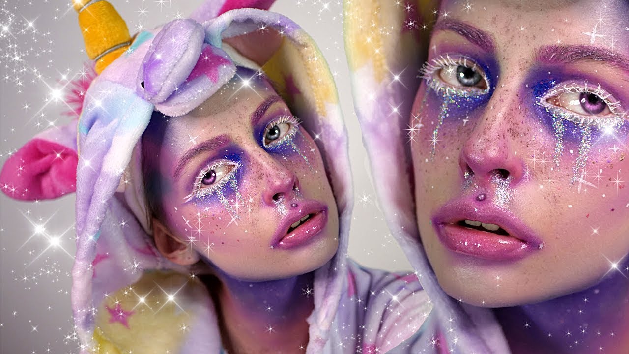 Jednorożec Makijaż Unicorn Elfgutz Makeup Youtube