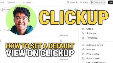 Zo stelt u een standaardweergave in op ClickUp: stroomlijn uw werkruimte!