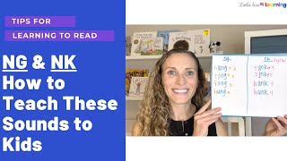 How to Teach Word Endings -NG & -NK | -ang, -ing, -ong, -ung | -ank, -ink, -onk, -unk | Phonics Tips