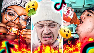 Reacting to WEIRD and SPICY Food Videos