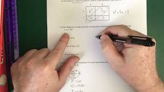 Street Academy Algebra 1B Area Method and Foil Method Practice (IM 6-8.3)