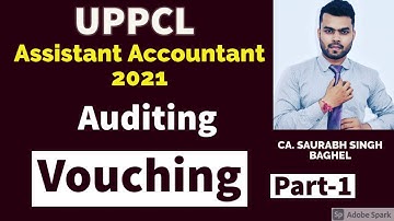 UPPCL ASSISTANT ACCOUNTANT || AUDITING || VOUCHING (PART1) || UPPCL ASSISTANT ACCOUNTANT 2021