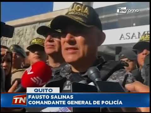Policía cerró el edificio de la asamblea una vez que fue disuelto el parlamento