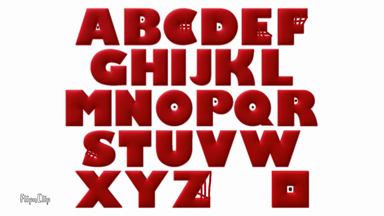 Roblox Letters Youtube - roblox font letters