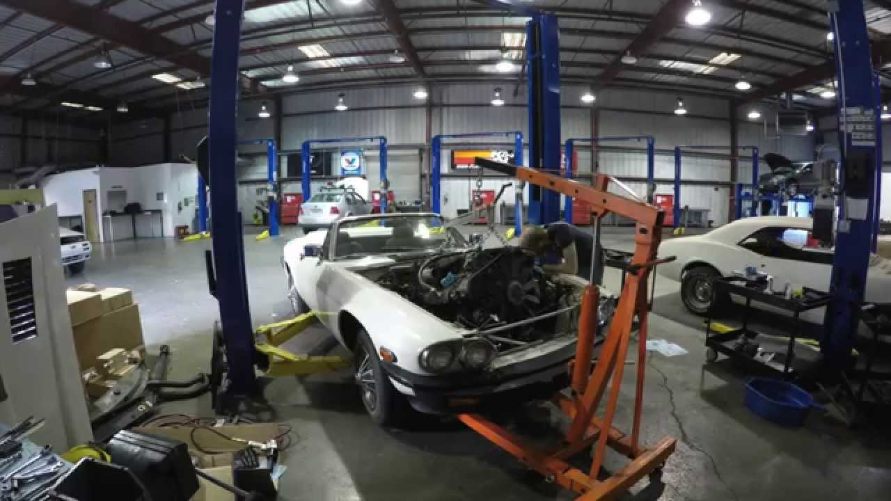 Jaguar XJS V12 Engine and Transmission Removal YouTube