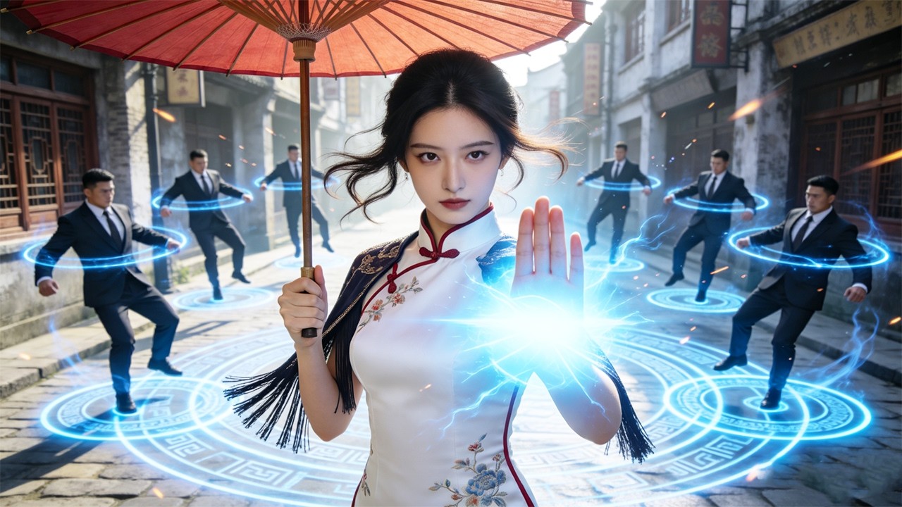 女孩轻轻一挥手，十个壮汉竟瞬间被掀翻。少女掌心浮现失传百年的凤纹剑印！林家长老才惊觉，这个看似柔弱的女孩竟是千年前一剑镇魔的祖宗转世！#女频#甜宠#复仇#重生