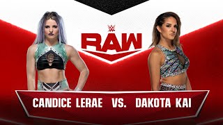 Candice Lerae vs Dakota Kai (Full Match) – WWE Raw 3 October 2022 Full Show Highlights | WWE