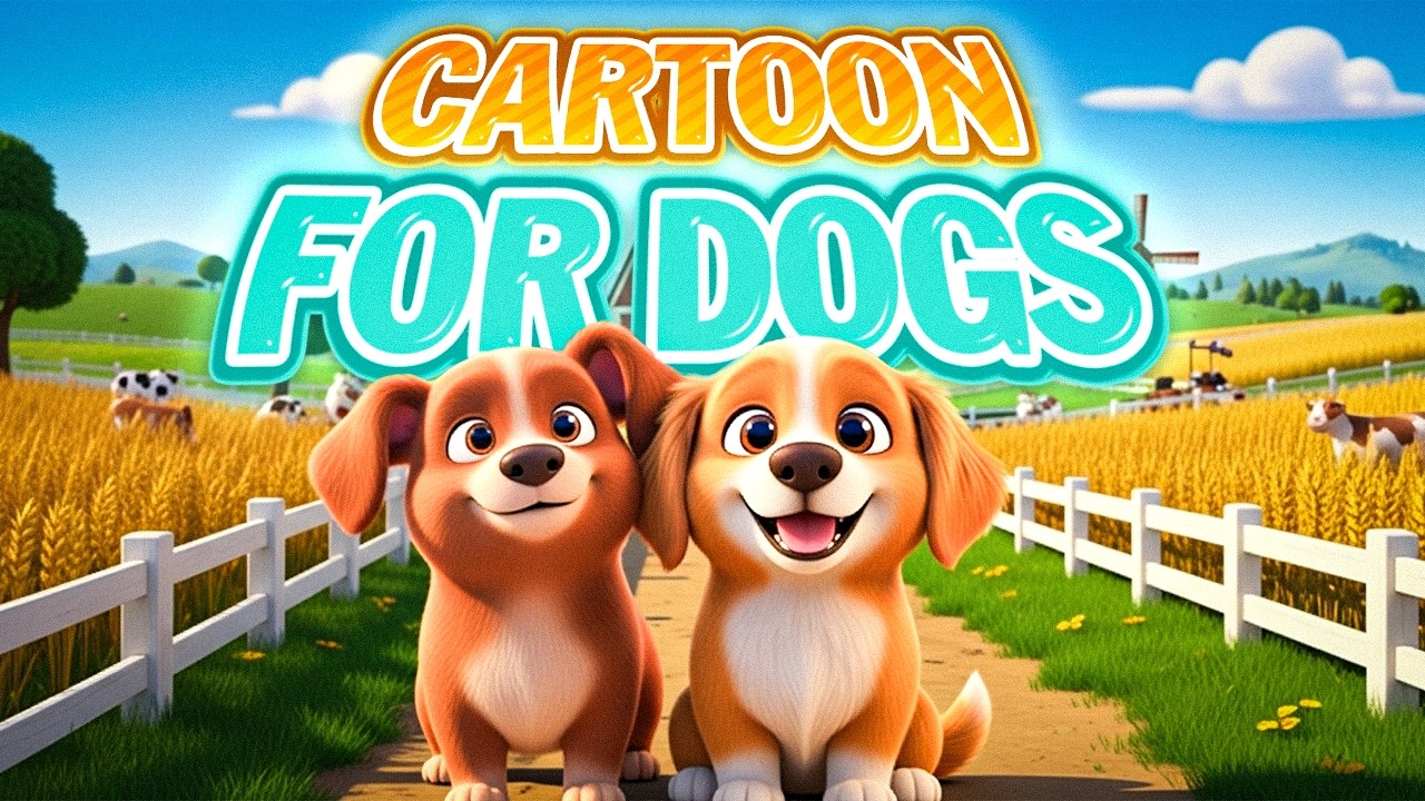 Мультфильмы для собак 🐾 Антистресс видео с успокаивающей музыкой для собак дома одних