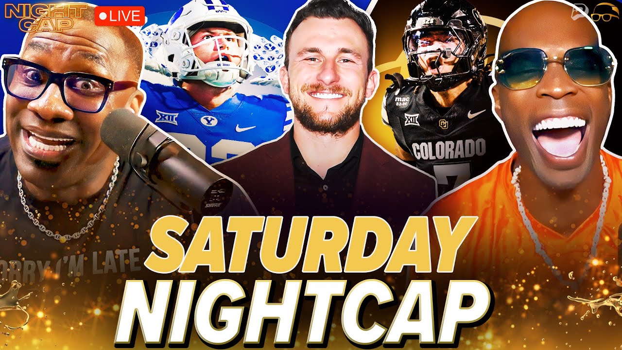 Unc, Ocho, & Johnny Manziel react to BYU Colorado + Oregon Penn State + Alabama Georgia | Nightcap
