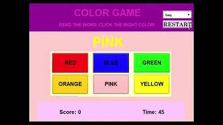 Color Game  #ForEducationPurposesOnly screenshot 3