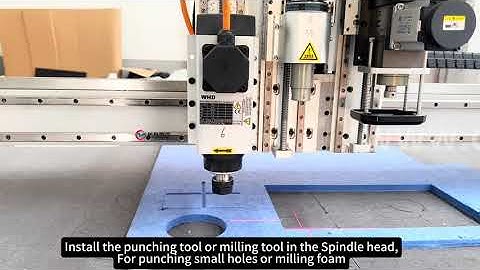 how to install and use oscillating knife cutting machine - milling tool