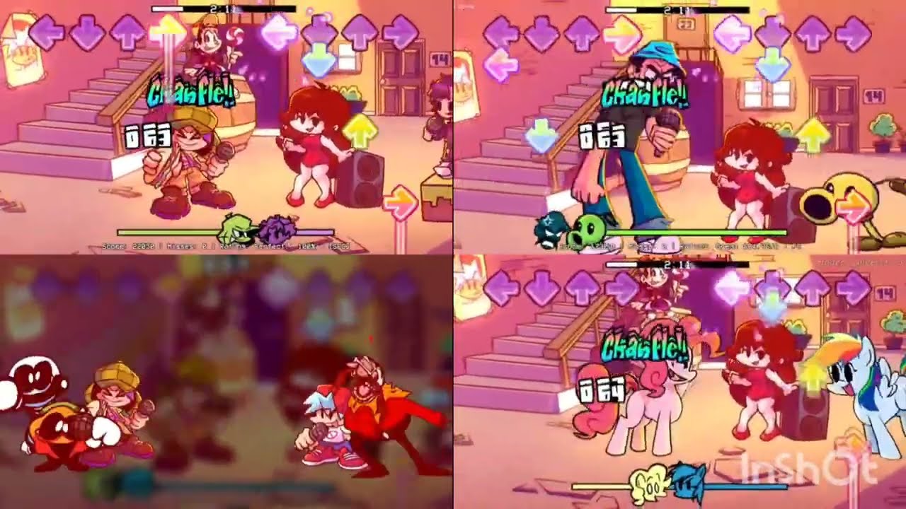 4 Su vecindad but Every Turn a Different Character Sings mashup