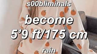  Become 59 Ft 175 Cm 𝕣𝕒𝕚𝕟 Subliminal Booster 