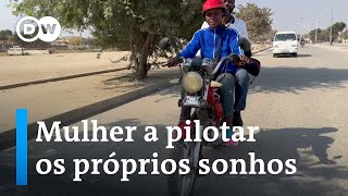 A jovem mototaxista que desafia os preconceitos em Benguela