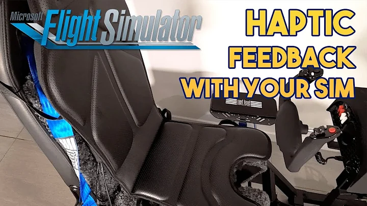 Flight Simulator - HF8 HAPTIC CHAIR PAD (YOU CAN NOW FEEL THE AIRCRAFT)