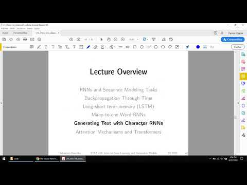 Deep Learning - L14 Redes neurais recorrentes part2
