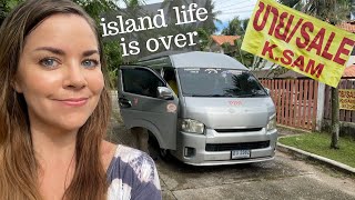 WE'RE LEAVING KOH SAMUI IN A VAN