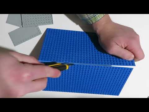 can you cut lego base plates