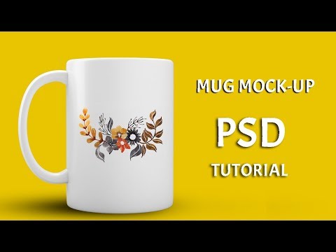 วิธีการทำ Mug Mock-up PSD