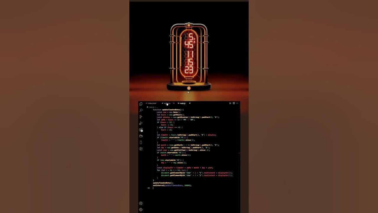 The Secret of Programming a guild Nixie Tube Clock programming.