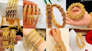 Latest Gold Bangles Designs Images 2023 Carat Gold Bangle under 4 Tola screenshot 4