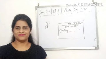 Class 7th/Ch-8/ More on CSS