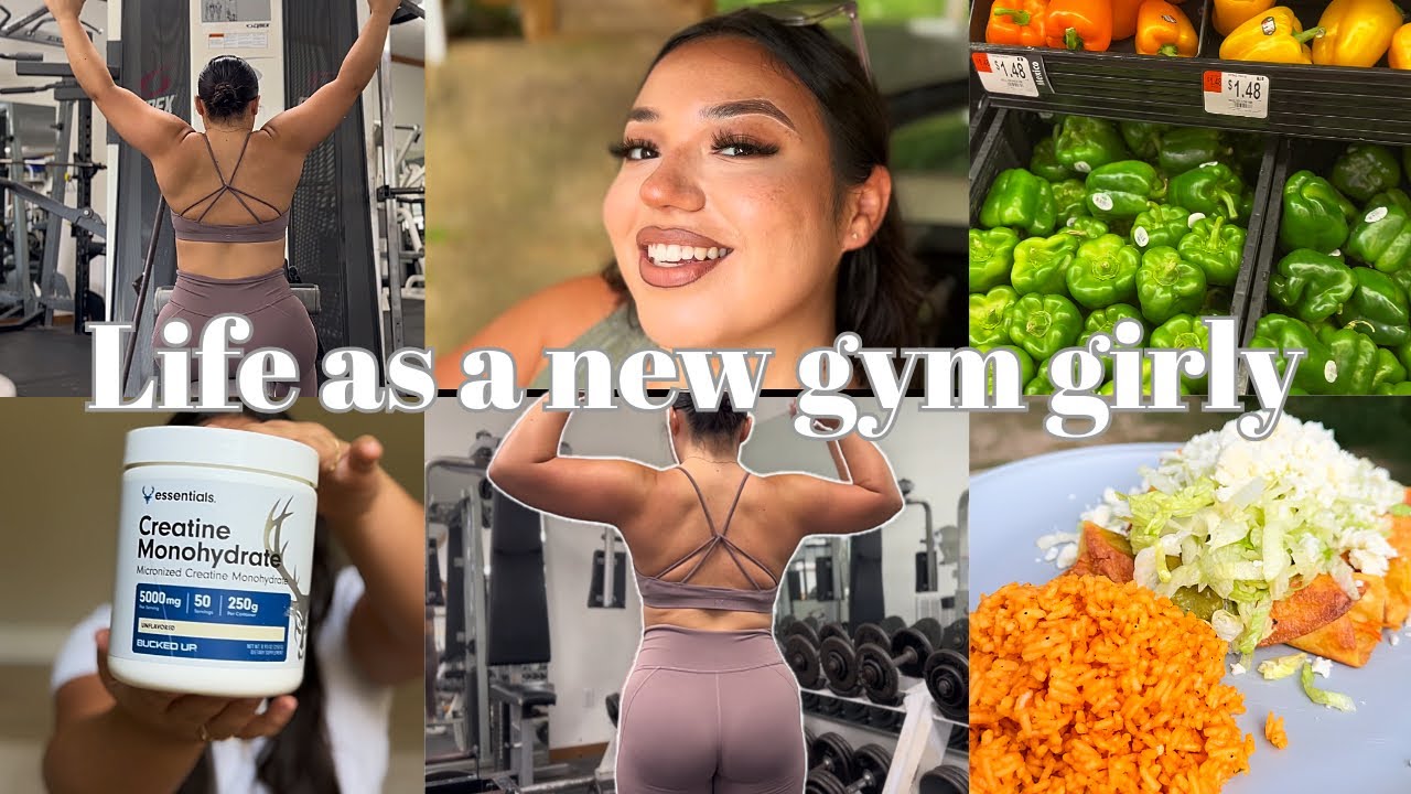 GYM VLOG | vitamins + supplements I take, mini grocery haul, a day in my life as a curvy gym girl