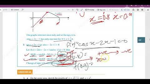 A LEVEL : Numerical Solutions of equations