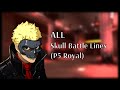 [P5R] Ryuji Sakamoto / Skull - All Battle Lines (English)