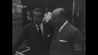 1955 09 12 NODO 662B El Generalísimo inaugura el salto de los Peares Lugo