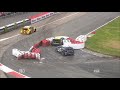 2018 Great Britain RX - Kristoffersson Big Crash in Semi Final