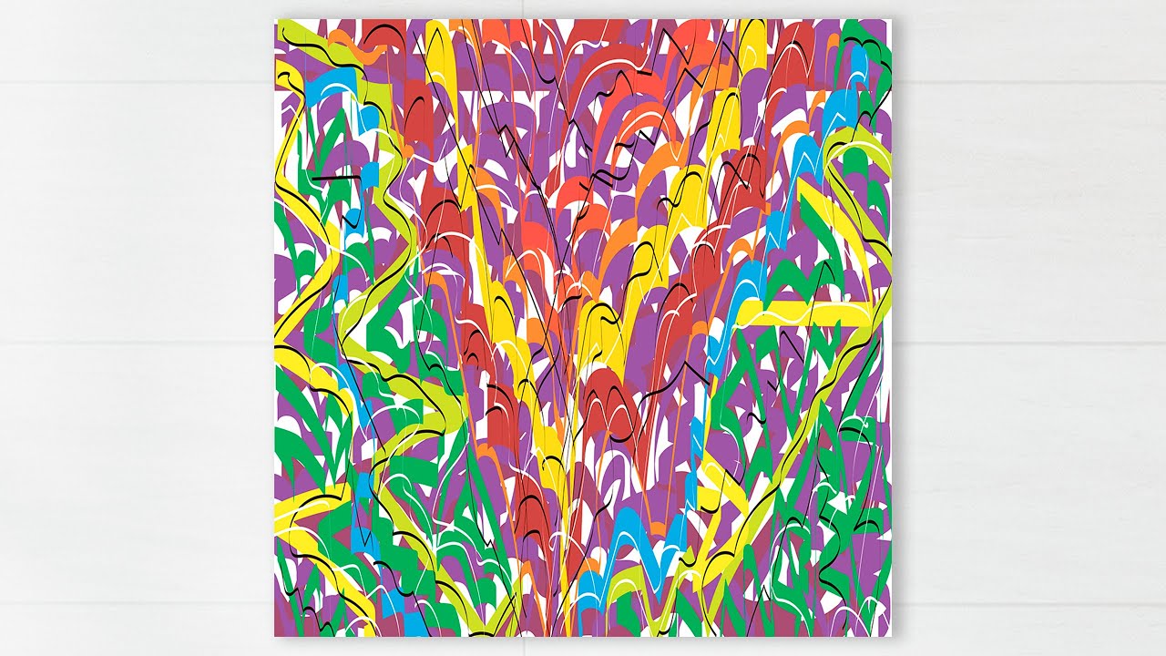 Abstract crypto nft art - Polywabe