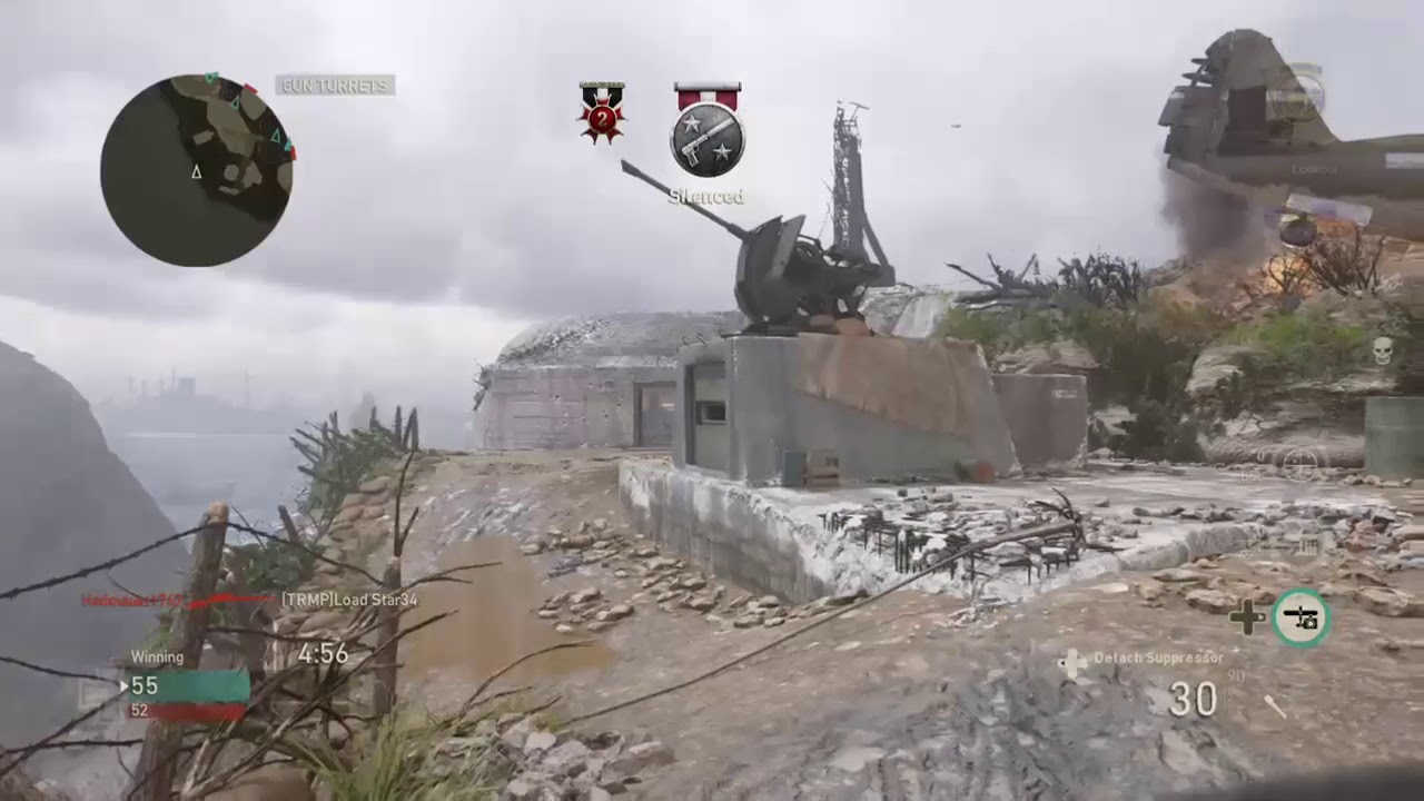 Call Of Duty WW2 Private Beta Thompson gameplay