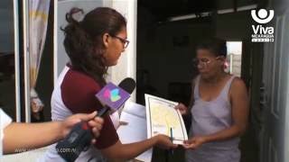 266 familias de Urbanización San Andrés reciben certificados de subsidio