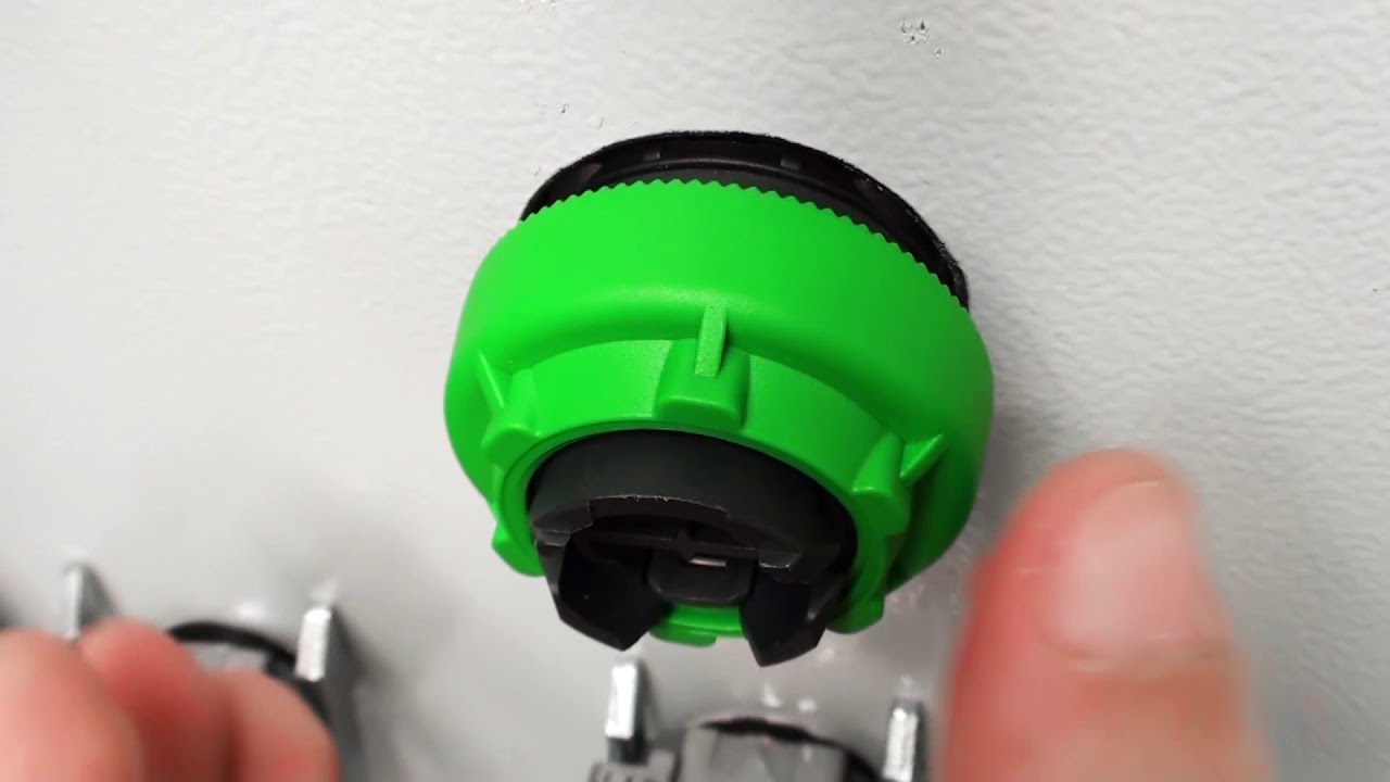 Montaje de la Solución Enrasada de Plástico Harmony XB5 Flush de Schneider Electric faqサイト 構築