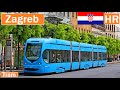 Croatia , Zagreb tram 2021 [4K]