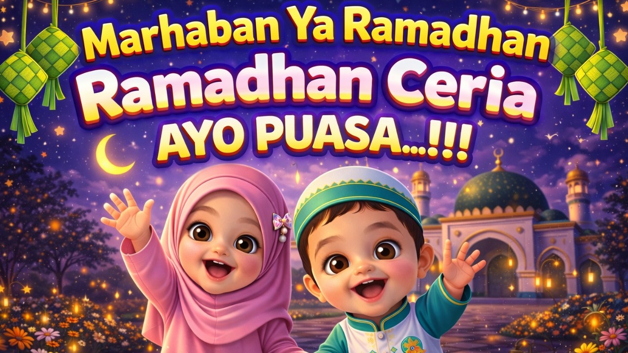LAGU ANAK ISLAMI RAMADHAN 2026 - RAMADHAN CERIA, AYO PUASA , BERSYUKUR SETIAP WAKTU by AYYA AQSA