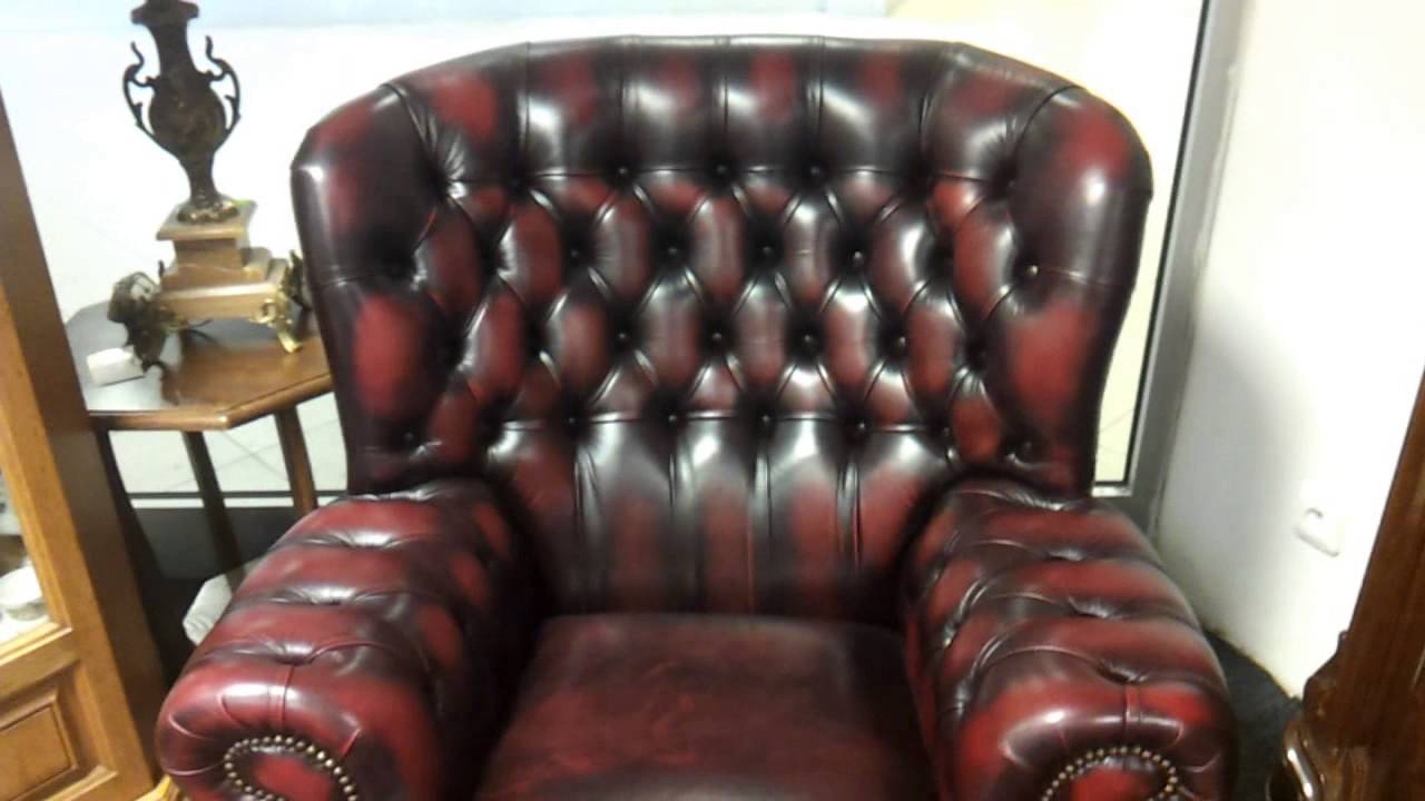 ORIGINAL - Chesterfield - 3+1+1 WOBURN-RED color