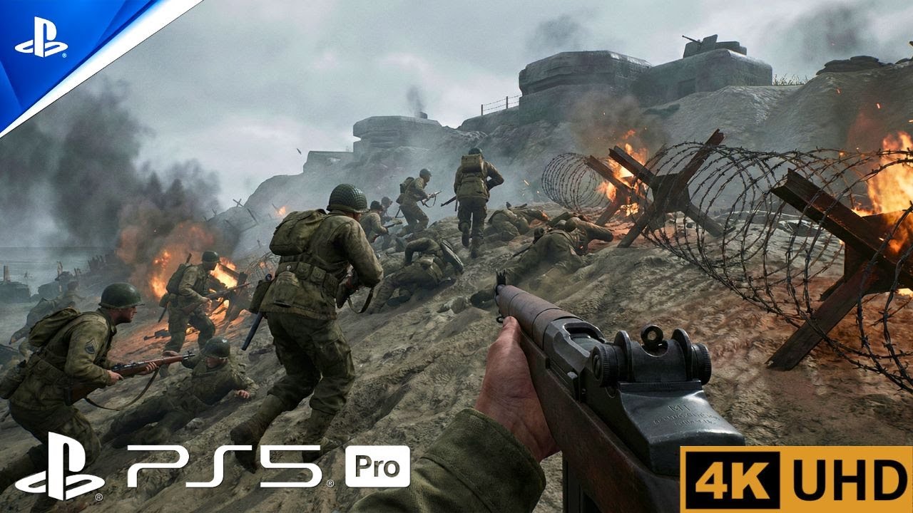 (PS5) WWII Normandy Landing - D DAY | Realistic Gameplay [4K60FPS] Call of Duty