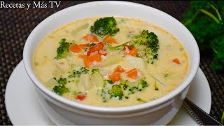 Cuando Quieras Comer Rico y Nutritivo Haz está Deliciosa Sopa de Vegetales by Recetas y Más TV 1,512,654 views 1 month ago 6 minutes, 53 seconds