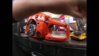 Husqvarna 235 20 Gain from Simple muffler mod and timing advance