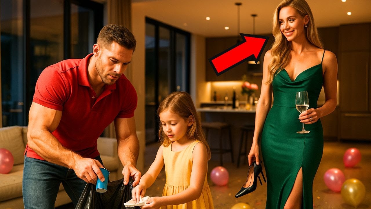 Single Dad Cleans Up After Party for Free – Hostess Is a Billionaire Who Invites Him to Stay