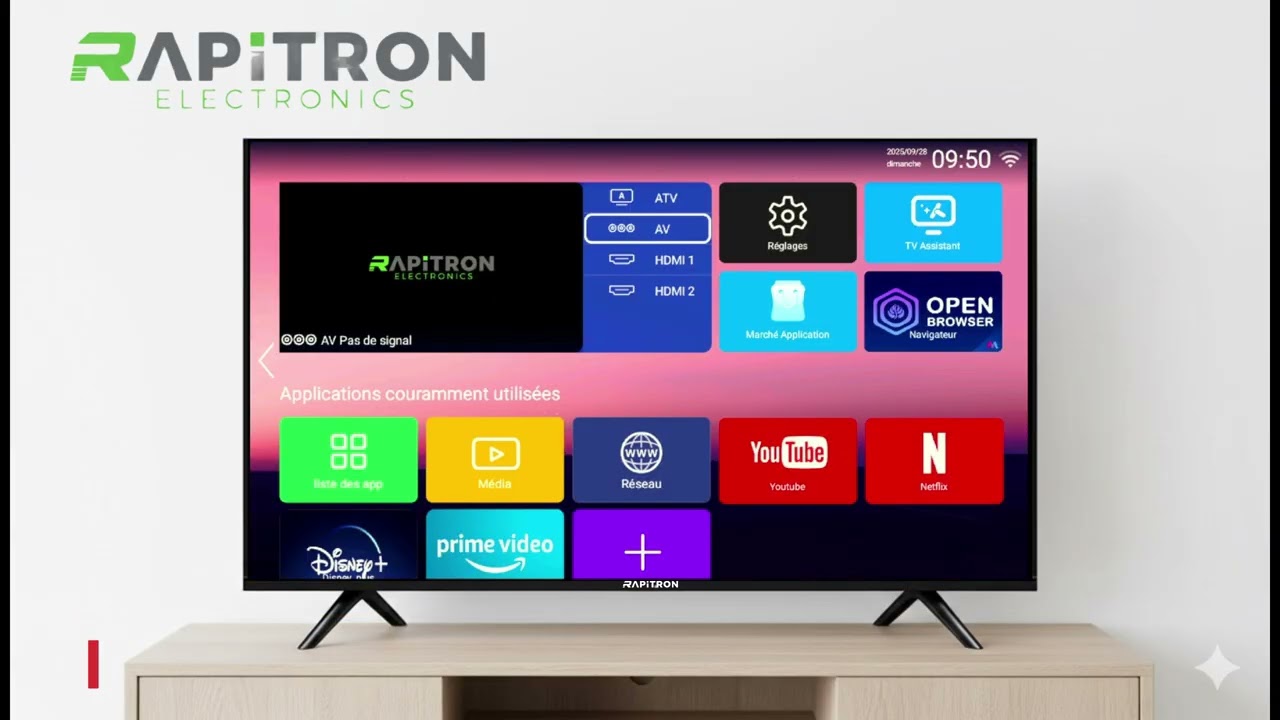 Comment changer la langue sur votre TV Rapitron A14