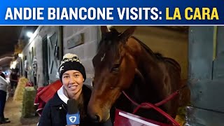 Andie Biancone Visits La Cara At Oaklawn