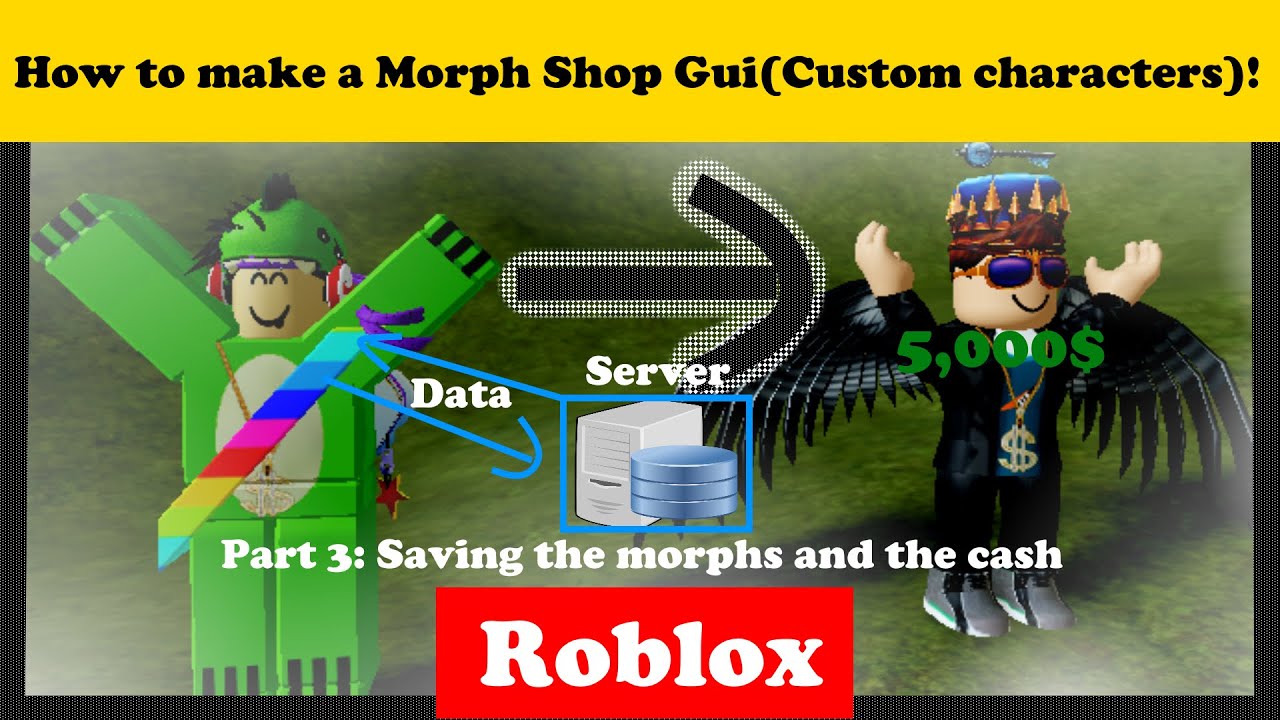 How To Make A Morph Custom Character Gui On Roblox Part 3 Youtube