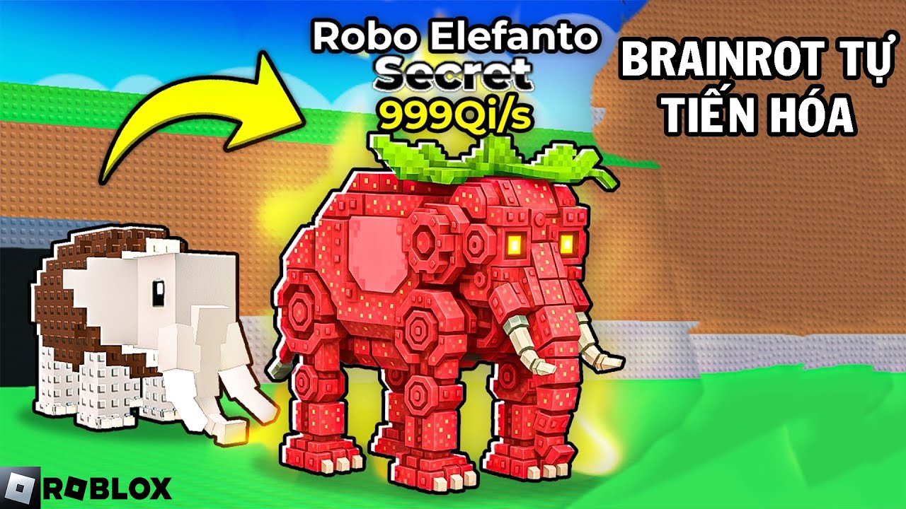 Sở hữu các Brainrot tự tiến hóa trong Đánh Cắp Brainrot Roblox | Game Short